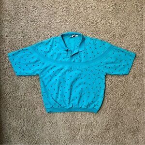 Vintage Blue Polo Shirt